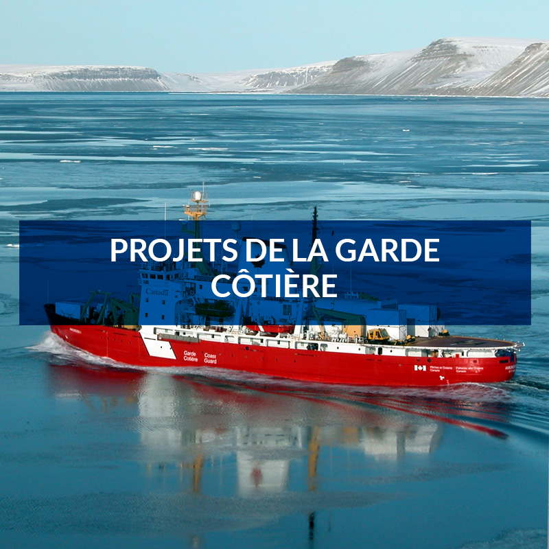 Projets de la garde cotiere