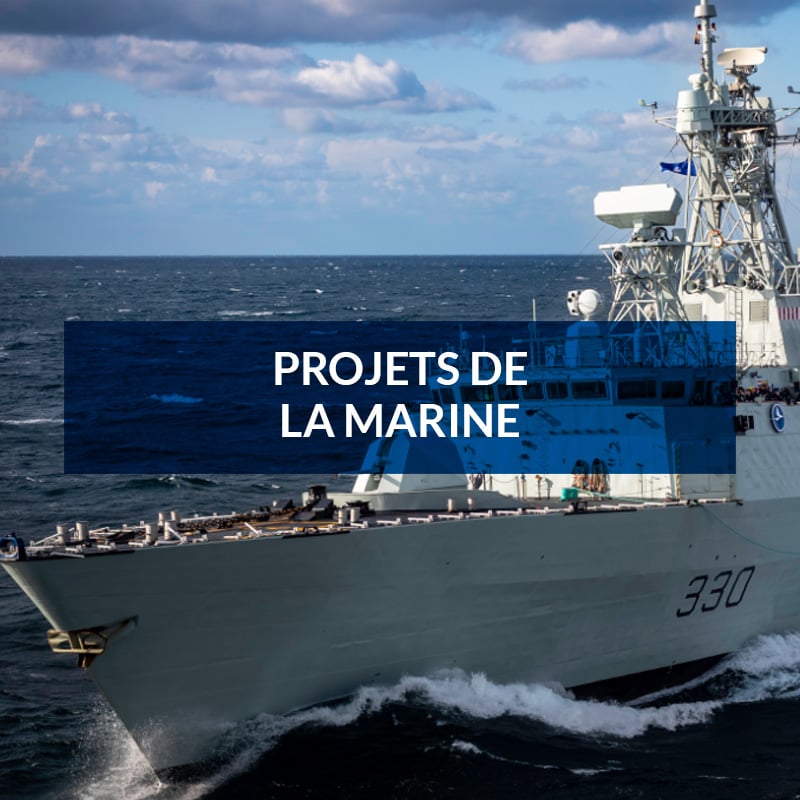 Projets de la marine